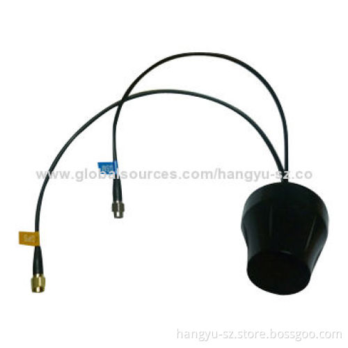 GPS and GSM Combined Antenna with <1.5dB Noise Coefficient and 4.5dBi Gain